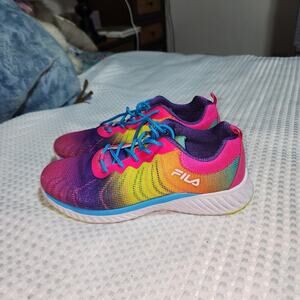 FILA EUC GIRL YOUTH SIZE 5.5 BLAZEHAWK SNEAKERS SHOES